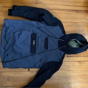 Black and Gray Men's Ski Jacket